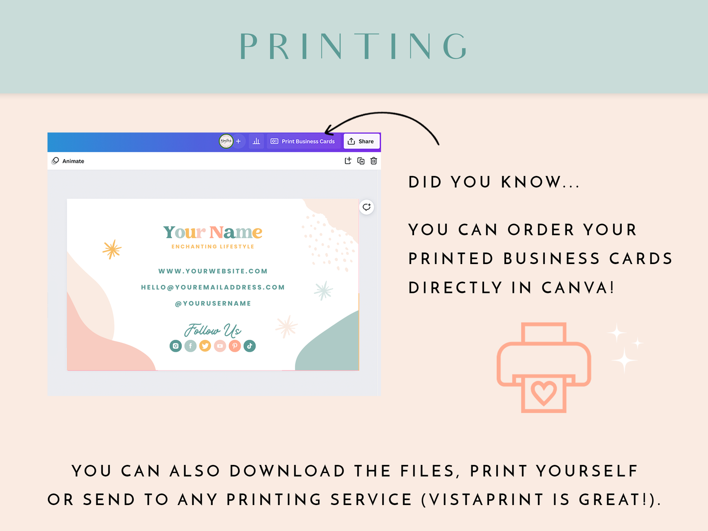 Enchanting Business Card Template