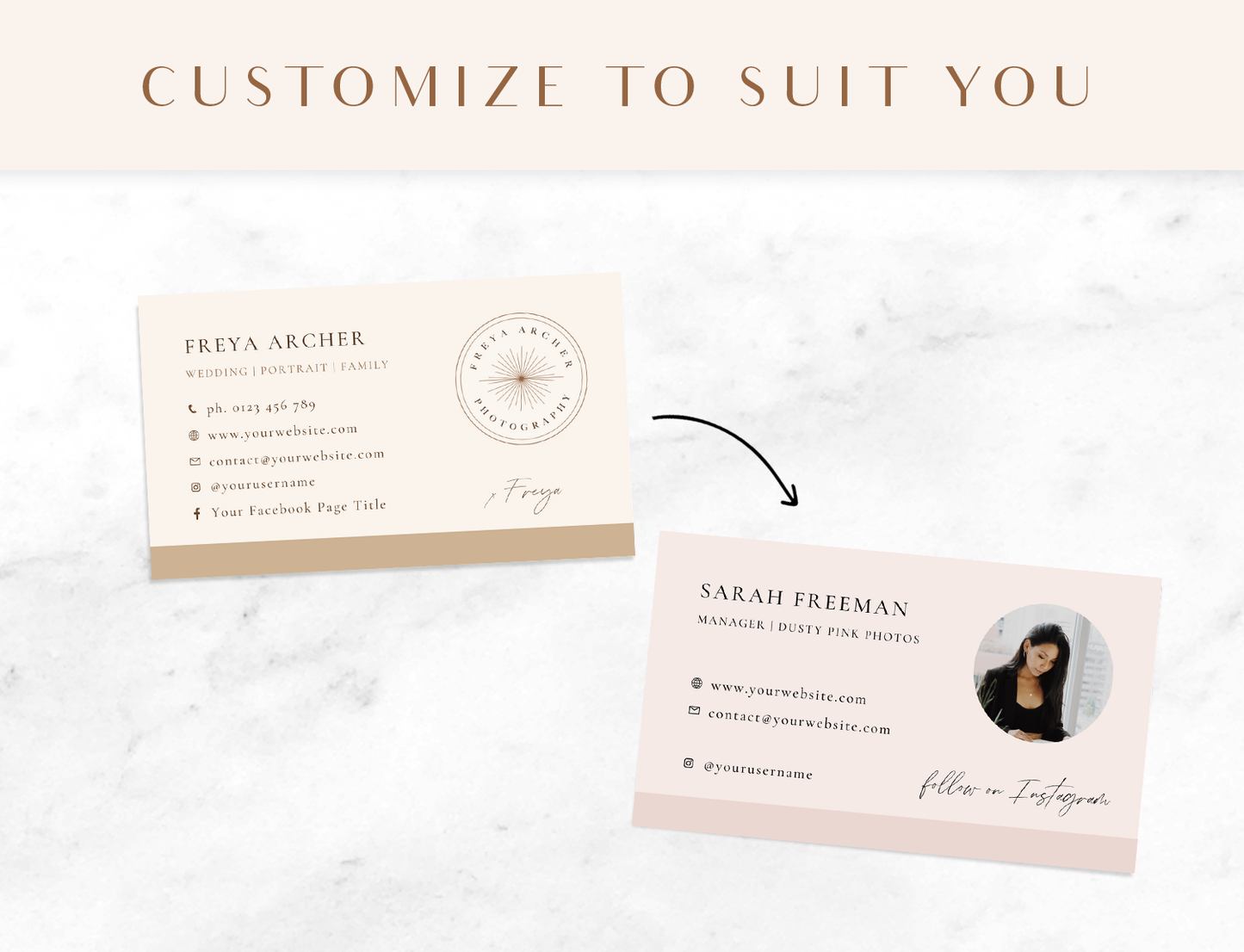 Photographer Business Card Template