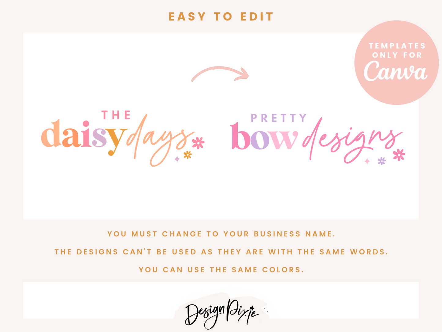 Daisy Days Logo Template