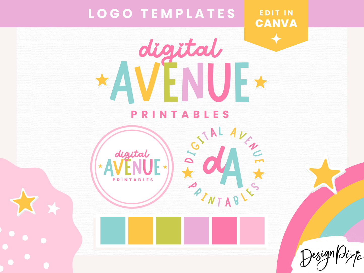 Digital Avenue Logo Template