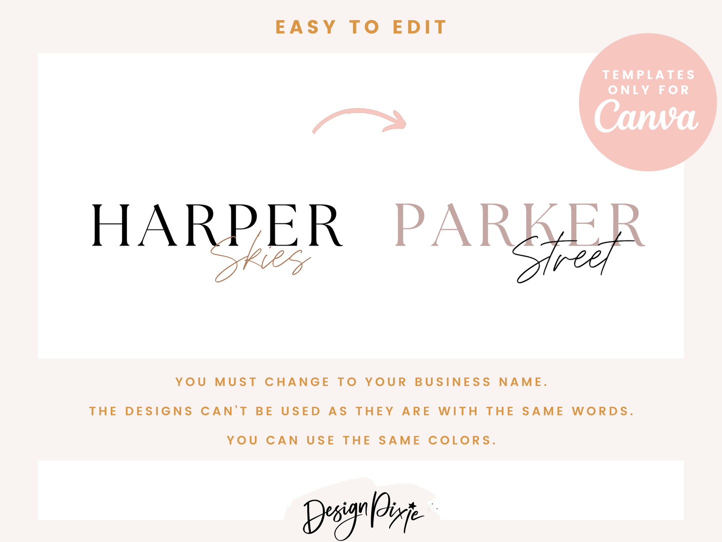 Harper Skies Logo Template