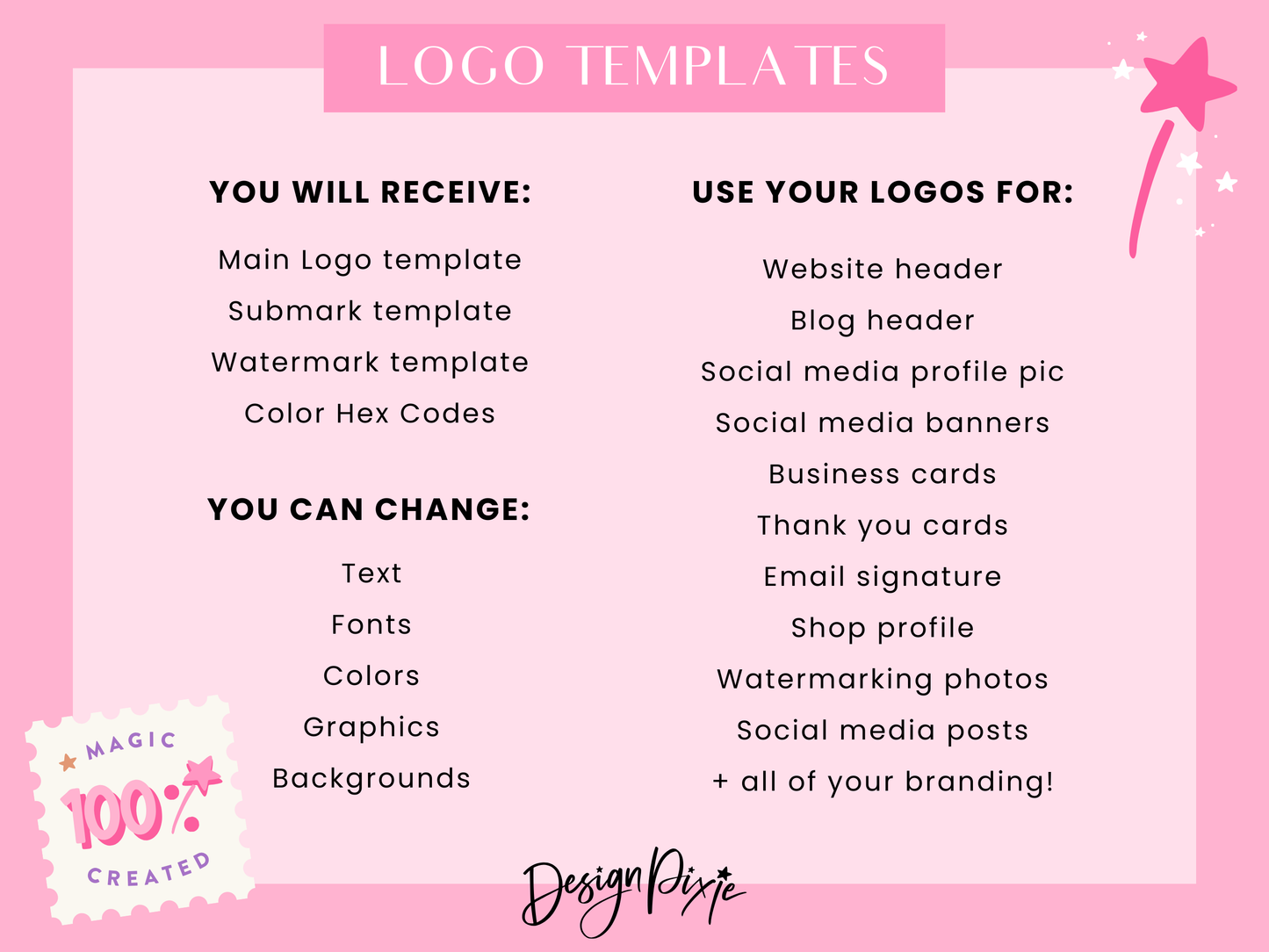Every Wonder Logo Template