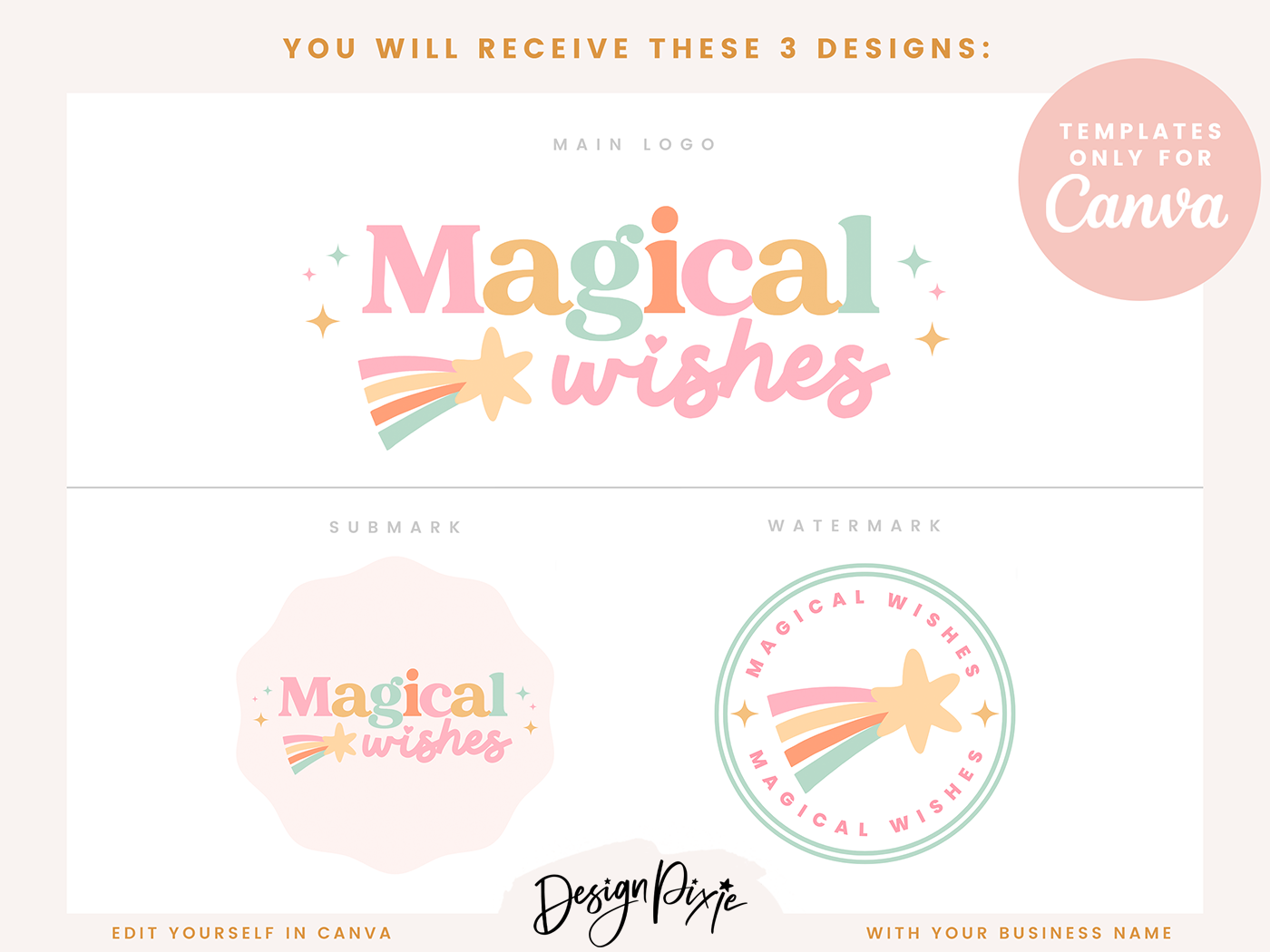 Magical Wishes Logo Template