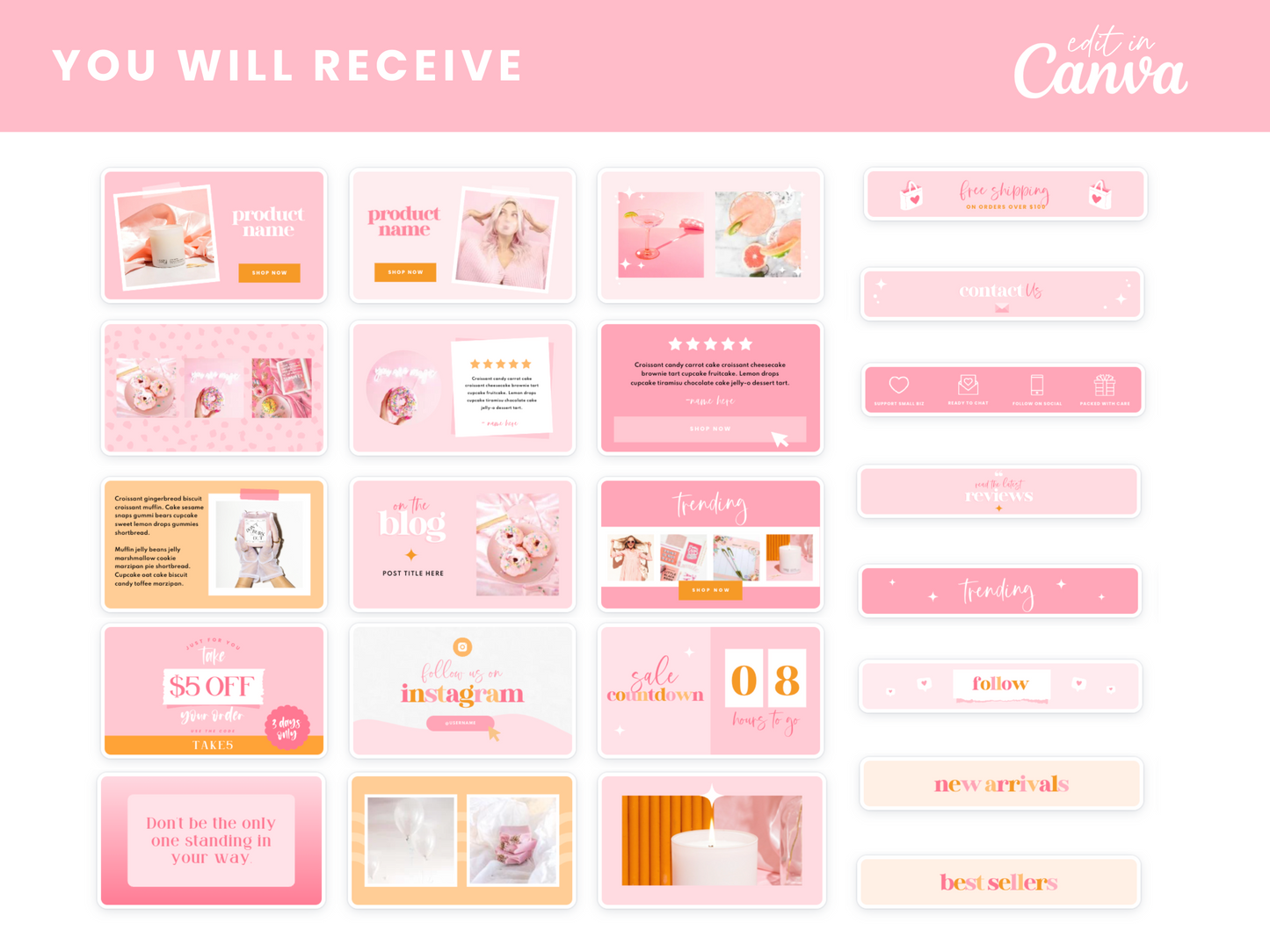 Email Marketing Templates - Candy Wishes
