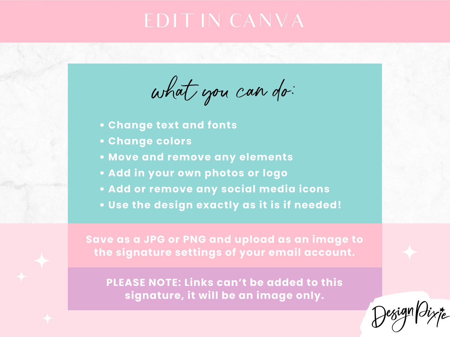 Rainbow Email Signature Template