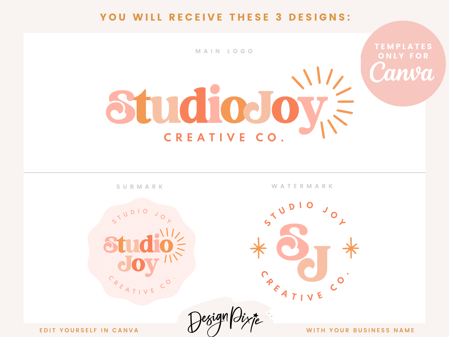 Studio Joy Logo Template