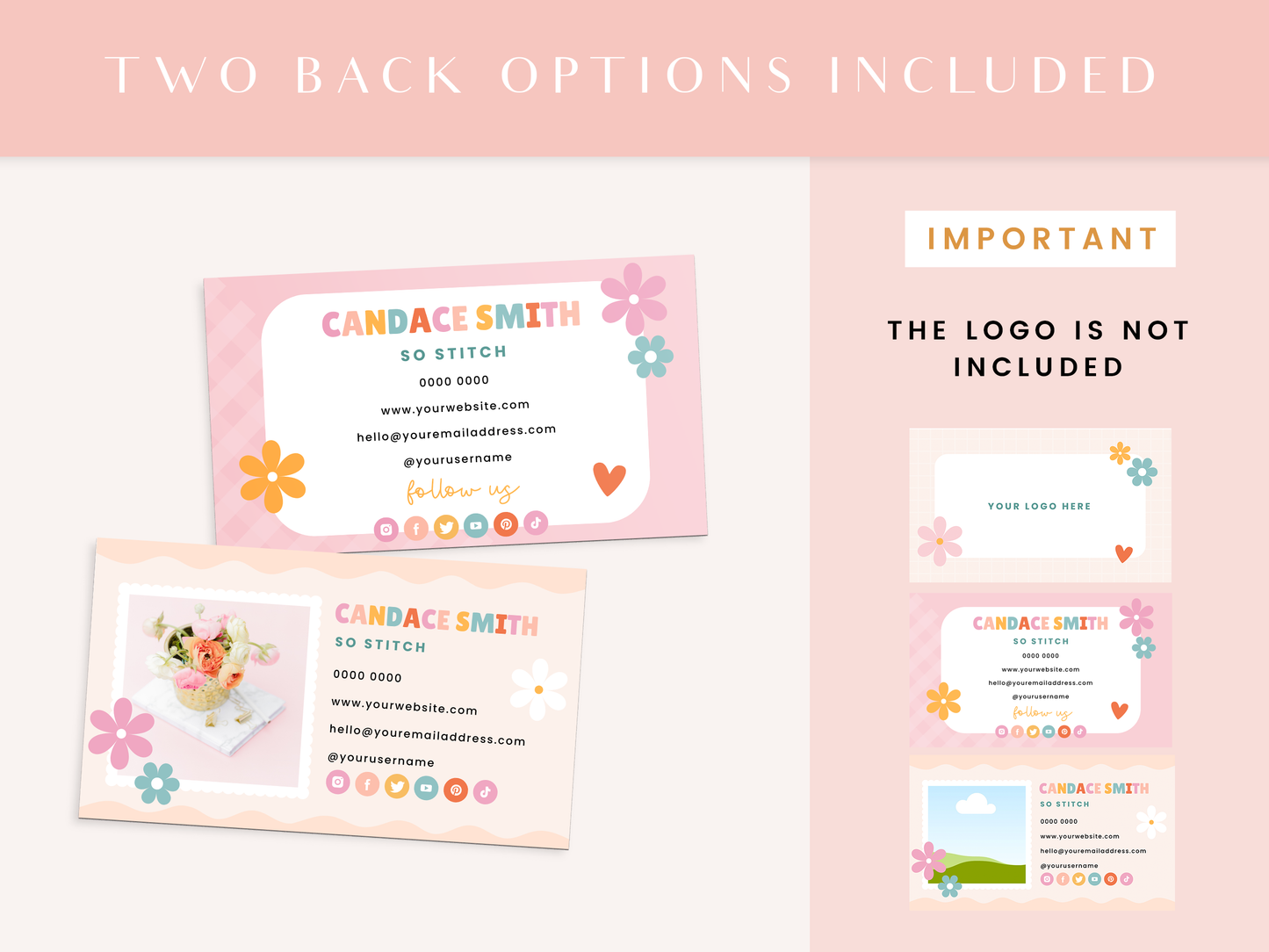 So Stitch Business Card Template
