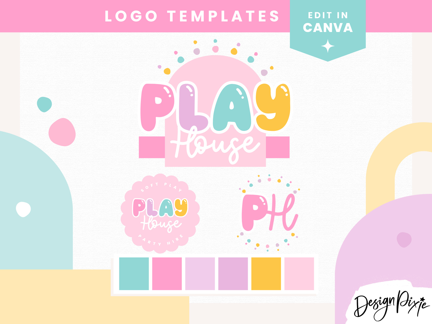 Soft Play Logo Design Template