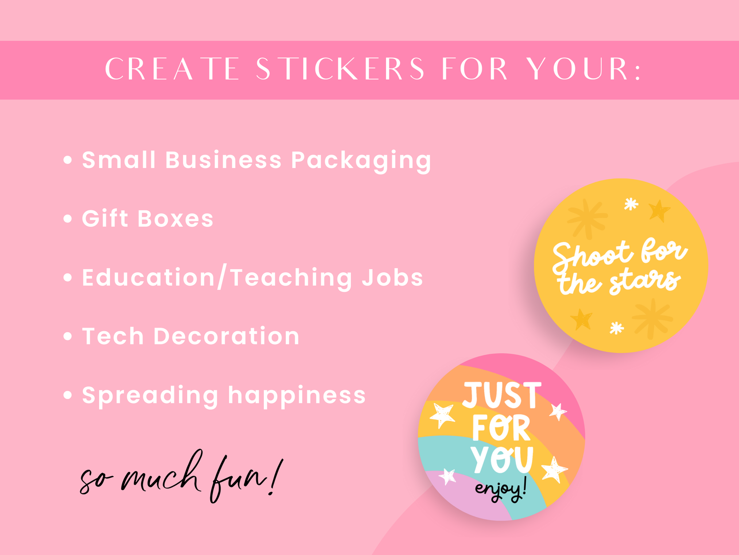 Rainbow Sticker Label Templates