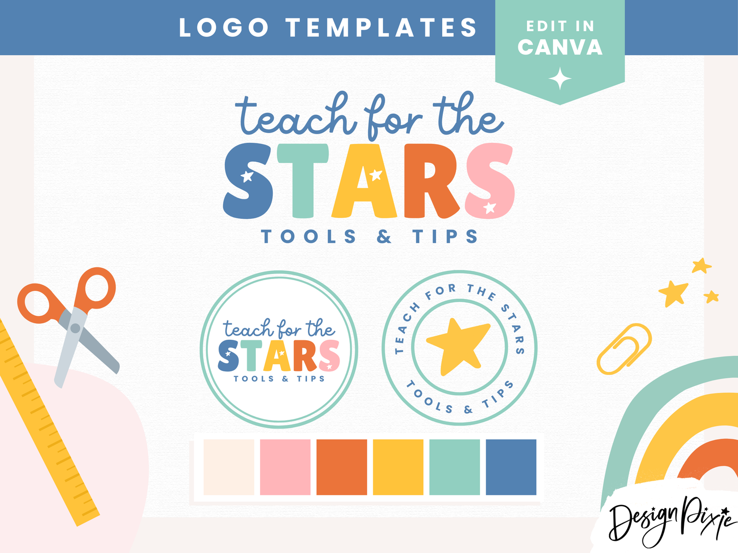 Teacher Logo Design Template